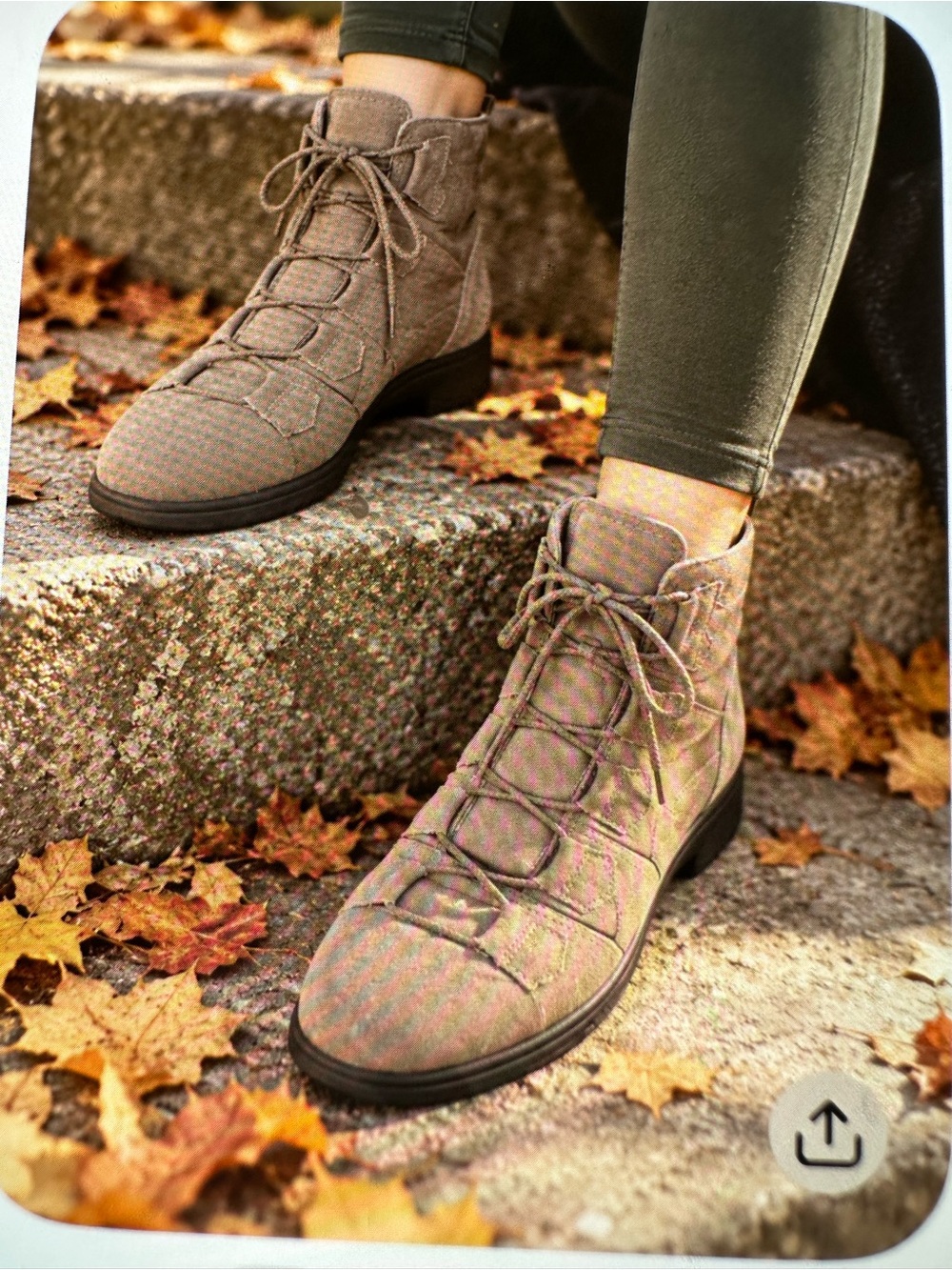 Sorrel Women's Taupe Lace-Up Suede Booties - Casual Comfort
